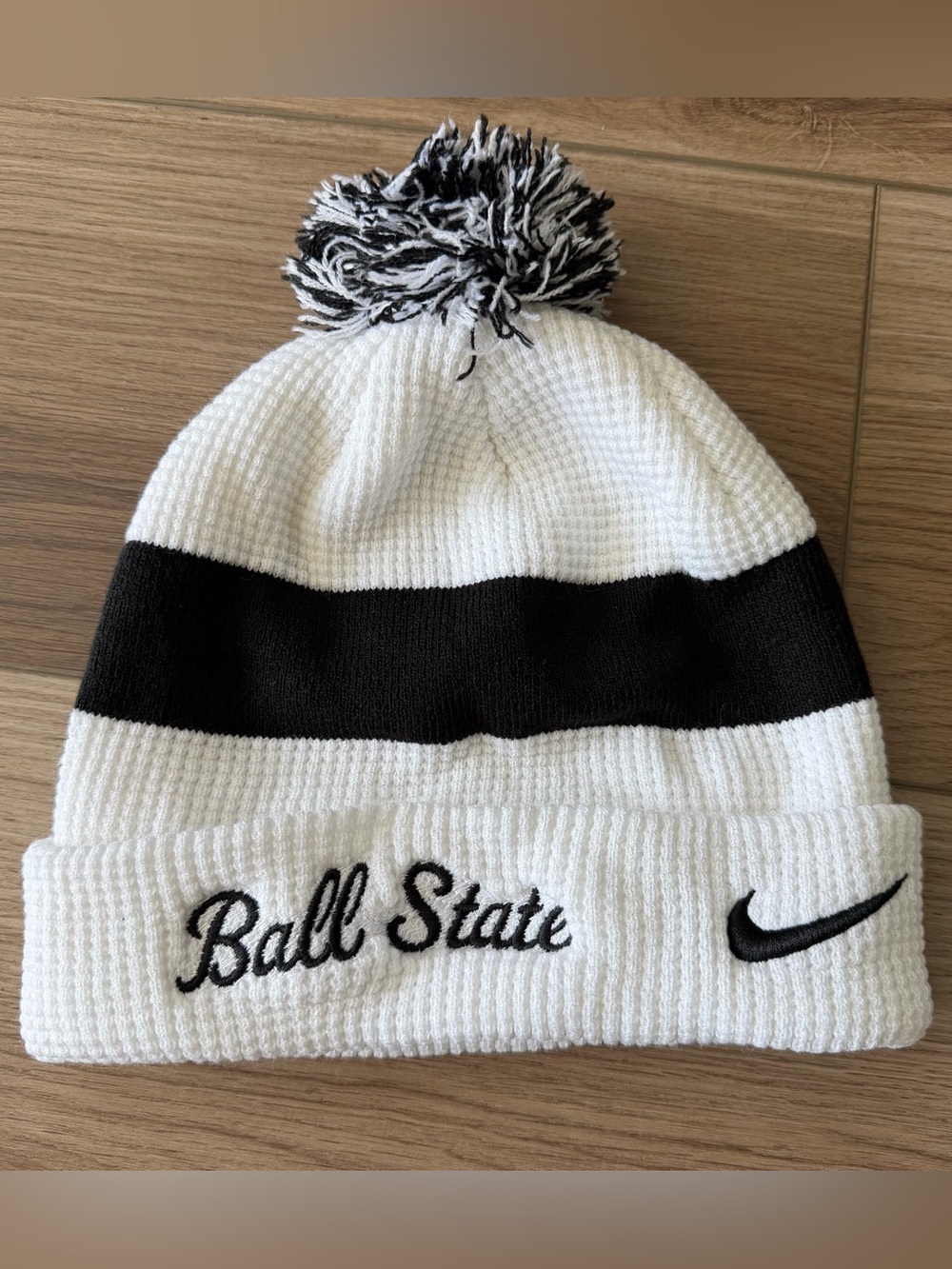 Nike Ball State Waffle Knit Toboggan Hat
